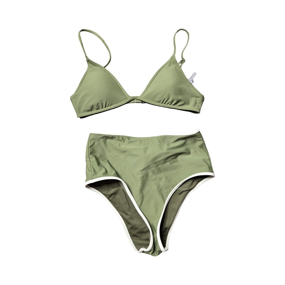 Aerie Green 2 Piece Swim Set Size: S‎